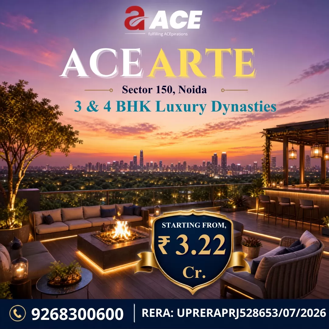 ACE Arte Sector 150 Noida – Premium 3 & 4 BHK Luxury Apartments